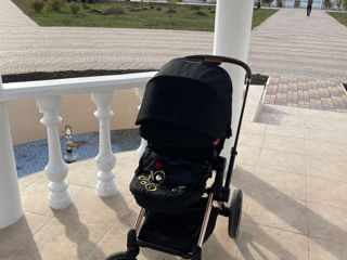 Cybex Priam Deep Black рама Rosegold