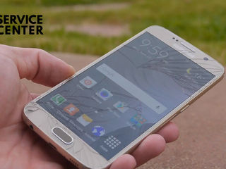 Samsung Galaxy S6 (G920)  Sticla sparta – noi o inlocuim indata! foto 1