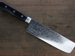 Нож Sakai Takayuki AUS10 45 Layer Mirrored Finish Damascus Nakiri 160mm 45-layers