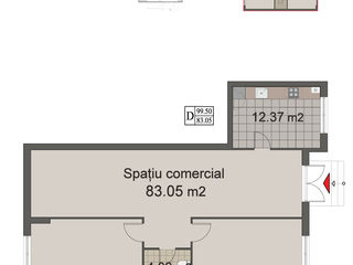 Spatii comerciale cu intrare separata: 90 m2, 120 m2 foto 3