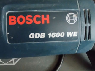 Bosch GDB 1600 WE Алмазное сверление + коронка foto 4