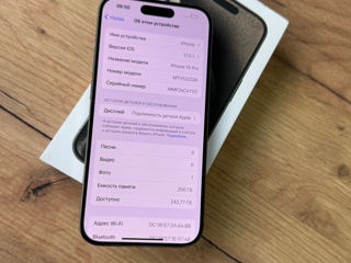 Iphone 15 Pro 256gb natural titanium ca nou foto 5