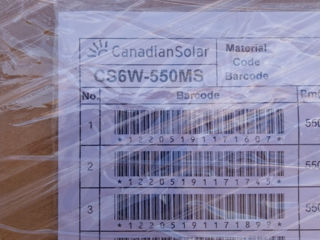 Panou fotovoltaic 550W Canadian Solar CS6W-550MS, monocristalin foto 3