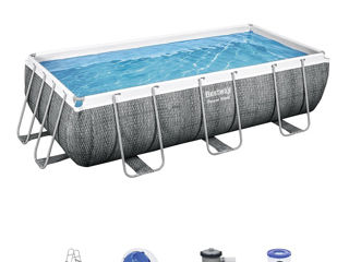 Piscina Power Steel 404x201x100cm, 6478L, carcas metal foto 2