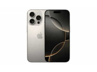 Vind Iphone 16 pro 256 GB, natural titanium, adus din Rominia, totul original, sigilat