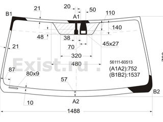 Lexus GX470 UZJ120 Лексус Лобовое Parbriz foto 1