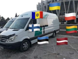 Moldova    finlanda ,transport de pasageri si colete tur - retur