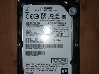 HDD, SATA, 3,5 " для ПК , полностью рабочие HDD 200 gb 150 lei HDD 320 gb 200 lei HDD 500 gb foto 4