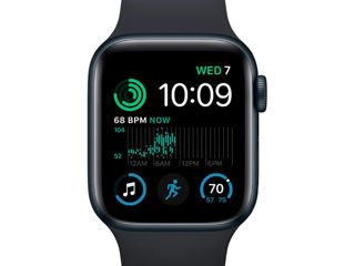 Умные часы Apple Watch SE GPS Gen.2, 44 mm/40 mm, Midnight, Спортивный ремешок (2023)