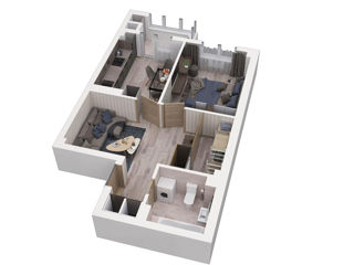 Apartament cu 2 camere, 50 m², Paminteni, Bălți foto 6