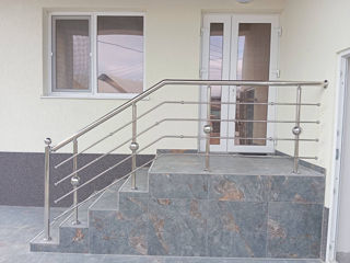 Перила из нержавейки от 65 € пог.м , Balustrade din inox de la 65 € m.l foto 2