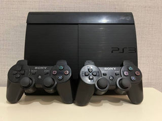 Продам PlayStation 3 Super Slim 500GB + 2 джойстика + 65 игр