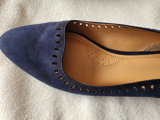 Туфли женские синяя замша. Размер 38.5 foto 5