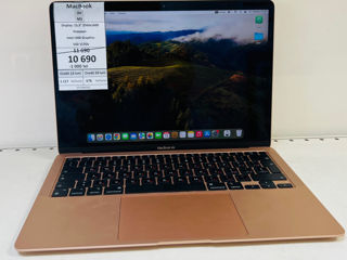 MacBook Air M1 (2020) (Чип Apple М1, RAM 8Gb, Sonoma 14.2.1, Diagonala 13.3"), 10690 lei