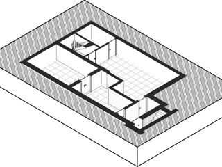 Casă de locuit individuală cu 2 niveluri S+P/stil modern/arhitecutră/3D/renovări/planuri/construcții foto 3