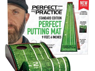 Perfect practice perfect putting mat -  коврик для игры в гольф дастина джонсона foto 2