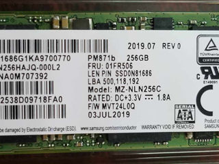 SSD Samsung 256gb M2