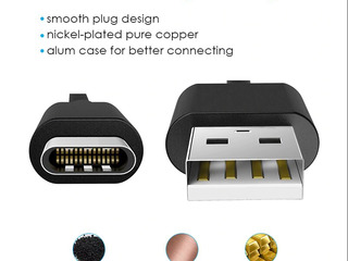 Кабель - Cablu , Micro USB Android , Lightning iPhone , iPhone 4, USB Type C foto 7