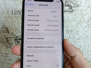 iPhone 11 Pro 64 GB. Stare foarte bună! foto 3