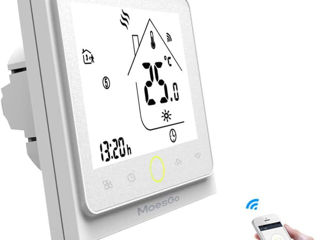 Termostat MoesGo WiFi Smart Programmable Thermostat Temperature Controller for Water Floor Heating foto 1