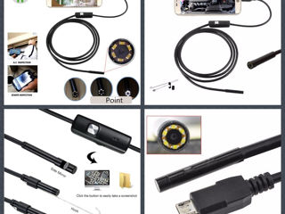 Эндоскоп цифровой USB 5м для смартфона и ПК. Camera endoscop USB 5m pentru smartphone si PC foto 2
