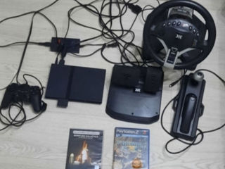 PlayStation 2 slim volan si pedale foto 3