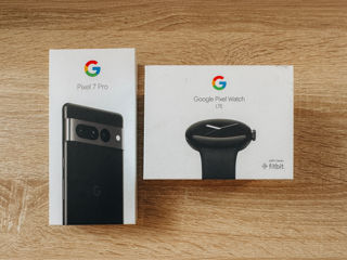 Google Pixel 7 Pro 128 GB Obsidian Black + Google Pixel Watch Matte Black foto 1