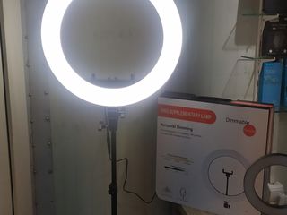 Кольцевая led-лампа 45 см 55w + штатив 2.1 м foto 9