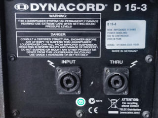 Микшер пульт с усилителем Dynacord PowerMate1000-2 б/у / Mixer amplificat Dynacord PowerMate1000-2 foto 8