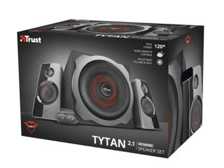 Trust Gaming GXT 38 Tytan 2.1 Ultimate Bass Speaker Set, 120W - Black foto 2