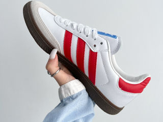 Adidas Samba OG White Scarlet foto 2