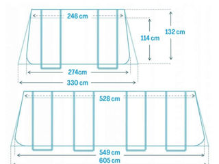 intex 549х274х132см , 17203л, песочн.фил.-насос foto 3