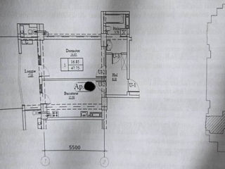 Apartament cu 1 cameră, 48 m², Botanica, Chișinău foto 2