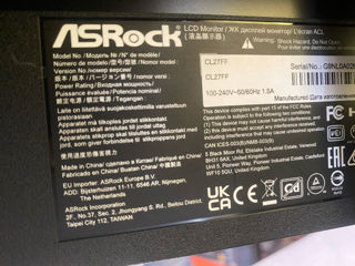 27" ASRock IPS FHD CL27FF GAMING MONITOR foto 3