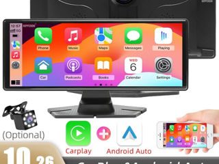 Car play 10.26" Android Auto Registrator cu camera spate foto 2