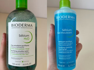 Bioderma Sebium apa micelara+ gel spumant purificator-450lei