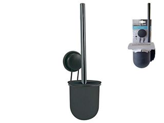 Щетка Wc C Подставкой На Присоске Mega 36Cm, Хром, Черн
