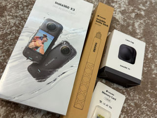 Insta 360 X3 360 Action Cam + Full Set Original Sigilat