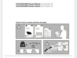 Thule wingbar edge negre >> volkswagen passat universal foto 6