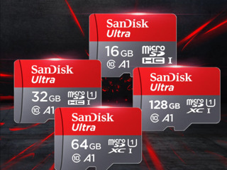 SanDisk, MIXZA, Netac,  SD, MicroSD  16Gb -50lei/ 32Gb -80lei/ 64Gb -150lei foto 1