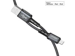 Cablu de date de încărcare din aliaj de aluminiu ACEFAST C1-02 USB-A la Lightning foto 3