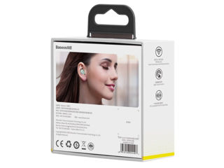 Baseus Earphones TWS Encok WM01, Green foto 7