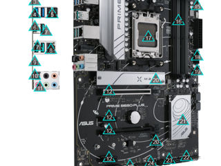 ASUS PRIME B650-PLUS AM5 DDR5 2.5 Gigabit Ethernet PCIe 5.0 ATX,Garantie foto 5