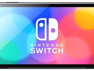 Nintendo Switch OLED + Joy-Con (White) Nou! foto 2