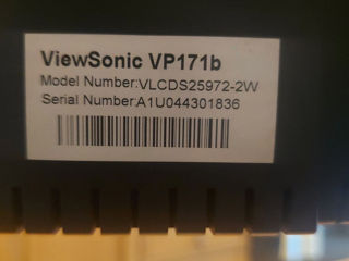 Монитор Viewsonic 17". 490 лей. foto 2