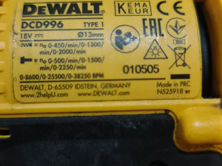 Vind Dewalt  DCD996 original