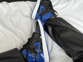 Nike Air Jordan 1 Retro High Patent Rotal Blue Unisex foto 8