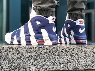 Nike Air More Uptempo White & Blue foto 7