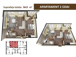 apartamente cu 2,3,4camere Cahul centru, foto 8