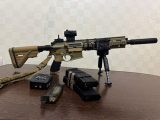 Carabin Airsoft  Umarex HK416 un model pentru adevarati fani. Complectat la maxim foto 2